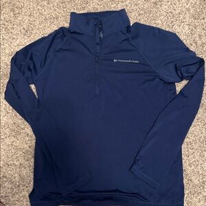 Vineyard Vines Deep Blue Quarter-Zip Top